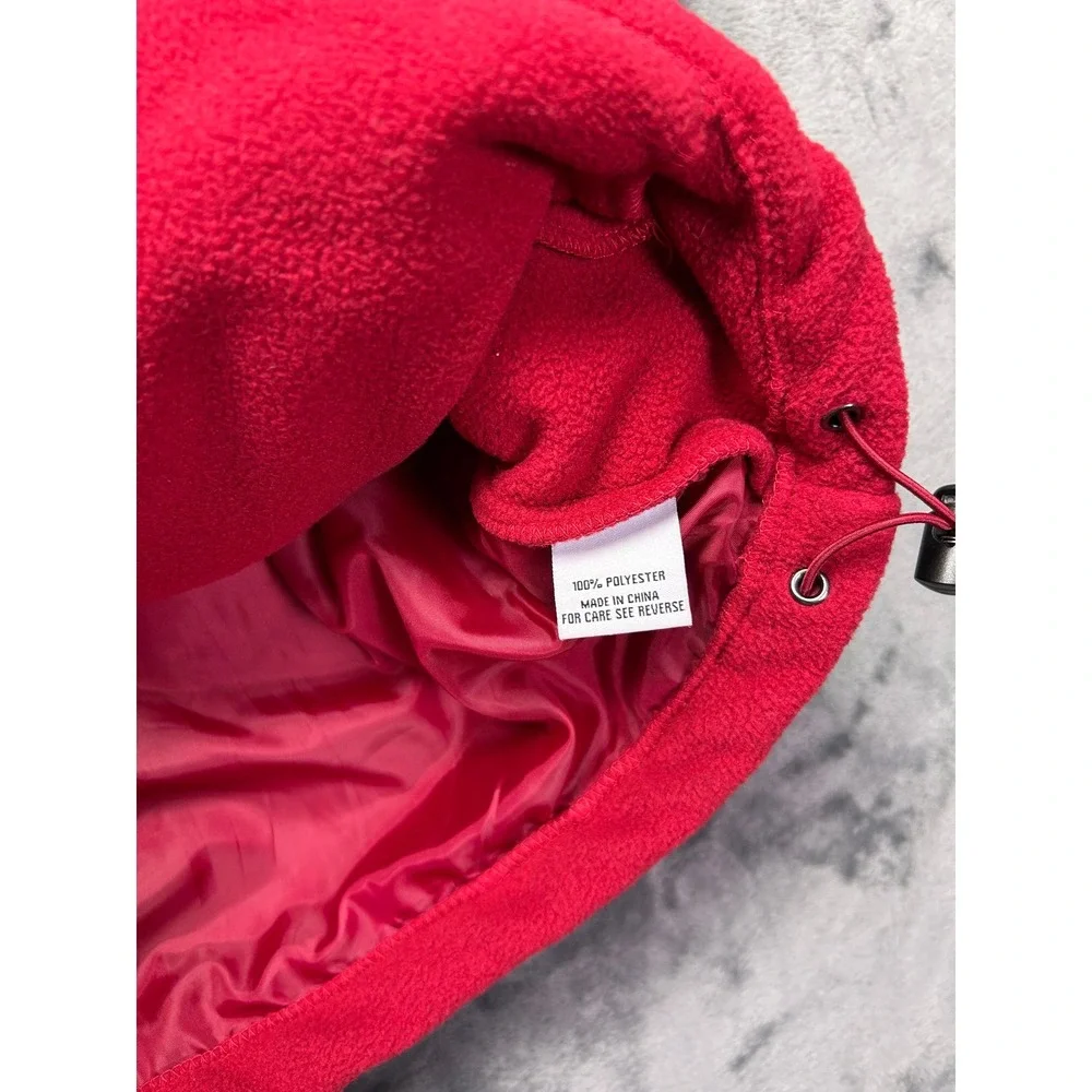 Princess Cruises‎ South America Fleece Jacket Red Full Zip Penguin Embroidered M